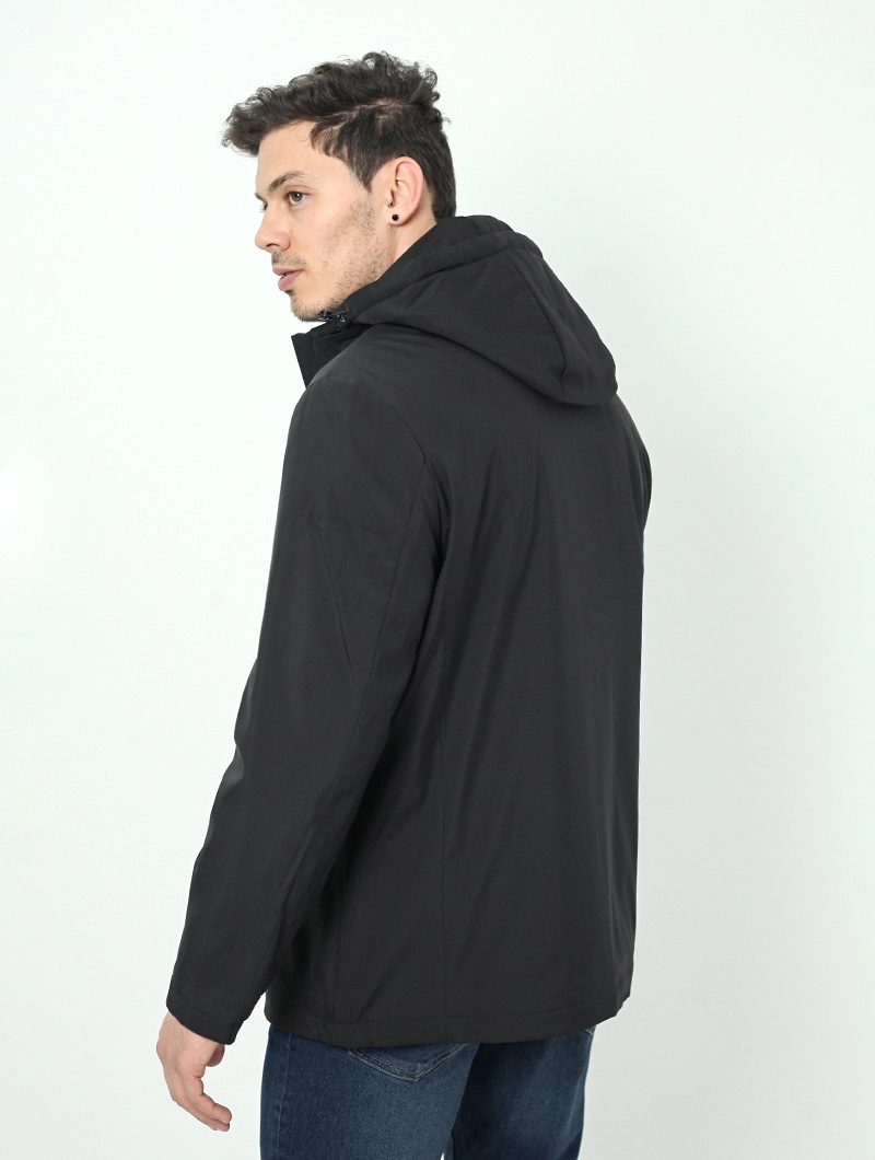 Blouson zippé à capuche